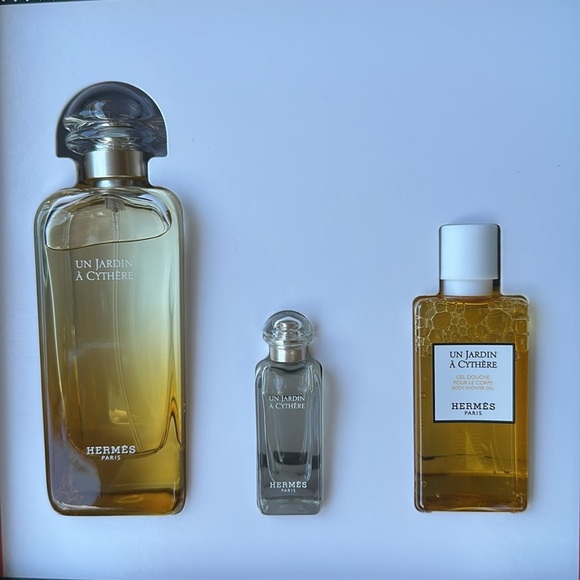 NEW HERMES UN JARDIN A CYTHERE 3 PCS Gift SET - Picture 3 of 10